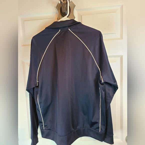 (1278) Banana Republic Men's Warm Up Jacket, Size: Medium Color: Black - Picture 8 of 13